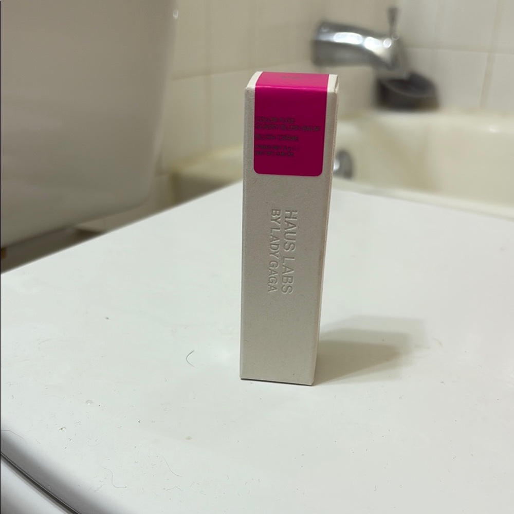 Haus Labs by Lady Gaga Lipstick in White and Pink Packaging
